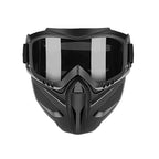 Full-Face Goggle Mask Detachable Two-Piece Polycarbonate Anti-Fog Ventilation