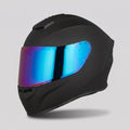 Full-Face Helmet Mirror Visor & Multi-Vent Removable Washable Liner