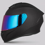 Full-Face Helmet Mirror Visor & Multi-Vent Removable Washable Liner