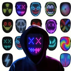 Full-Face Mask Bright LED Battery-Free