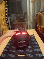 Full-Face Motorcycle Helmet Impact-Resistant ABS Shell & Anti-Scratch Visor
