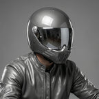 Full-Face Motorcycle Helmet Ventilated ABS Shell Mirror Visor