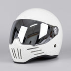 Full-Face Motorcycle Helmet Ventilated ABS Shell Mirror Visor