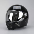 Full-Face Motorcycle Helmet Ventilated ABS Shell Mirror Visor