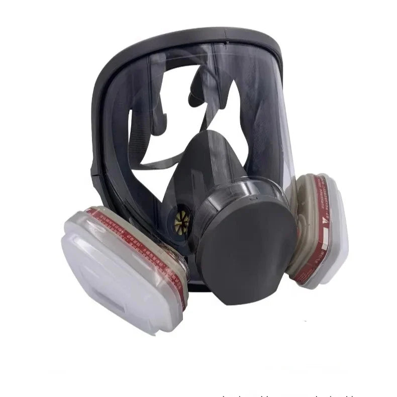 Full-Face Respirator 99.97% Filtration Anti-Fog Adjustable Fit