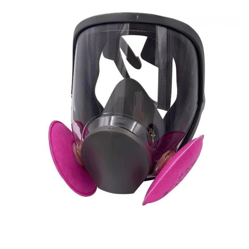 Full-Face Respirator 99.97% Filtration Anti-Fog Adjustable Fit