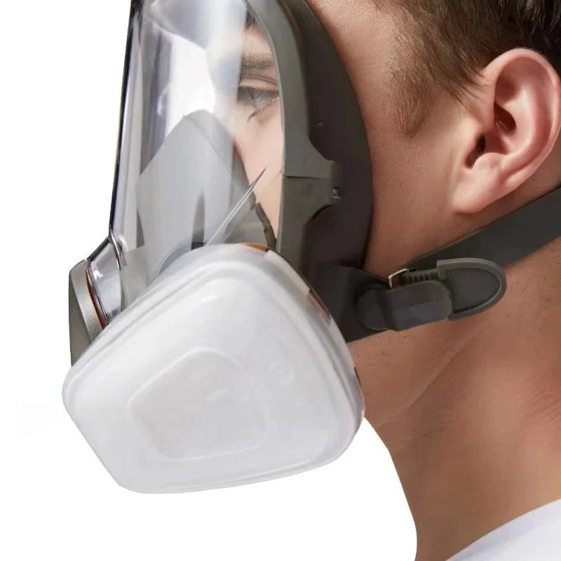 Full-Face Respirator Mask Anti-Fog Visor 99.97% Filtration