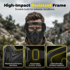Full Face Shield Detachable Goggles & Side Vents