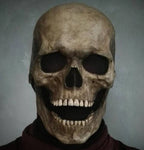 Full Head Skull Mask Movable Jaw Breathable Latex