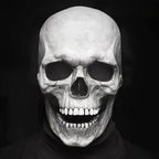 Full Head Skull Mask Movable Jaw Comfortable Fit