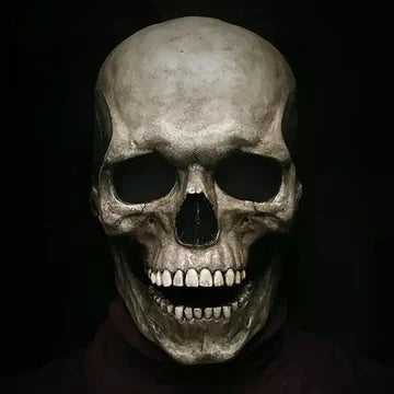 Full Head Skull Mask Realistic Movable Jaw
