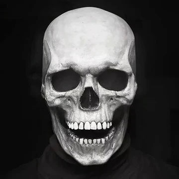 Full Head Skull Mask Realistic Movable Jaw