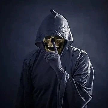 Full Head Skull Mask Realistic Movable Jaw