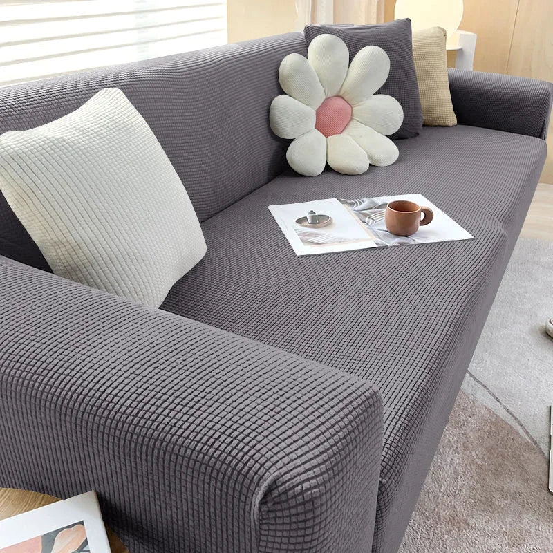 Full Sofa Cover Jacquard Polyester Non-Slip Machine Washable
