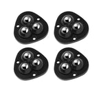 Furniture Caster Set Self-Adhesive 360° Rotation 220 Lb Capacity