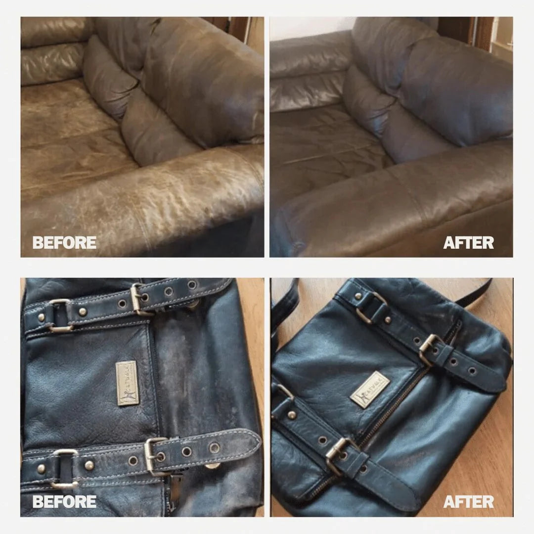 Furniture & Leather Polish Beeswax Brush Included