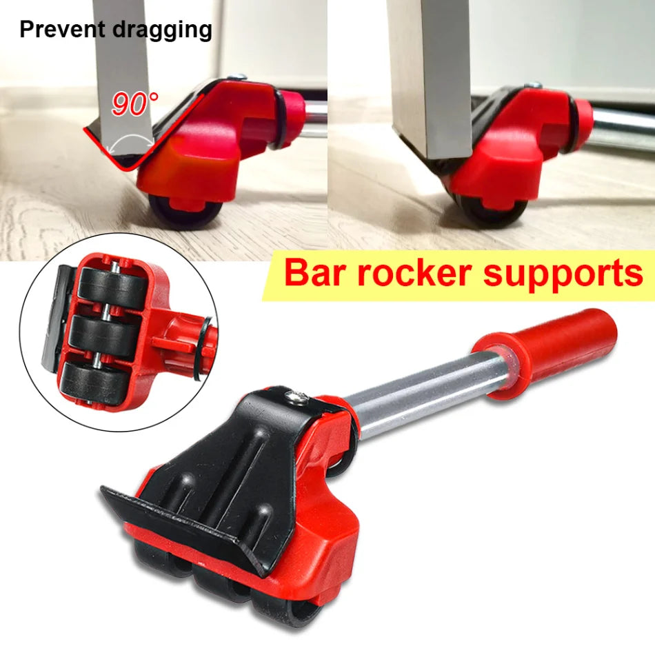 Furniture Lifter Set 360 Degree Rotating Pads Non-Marking