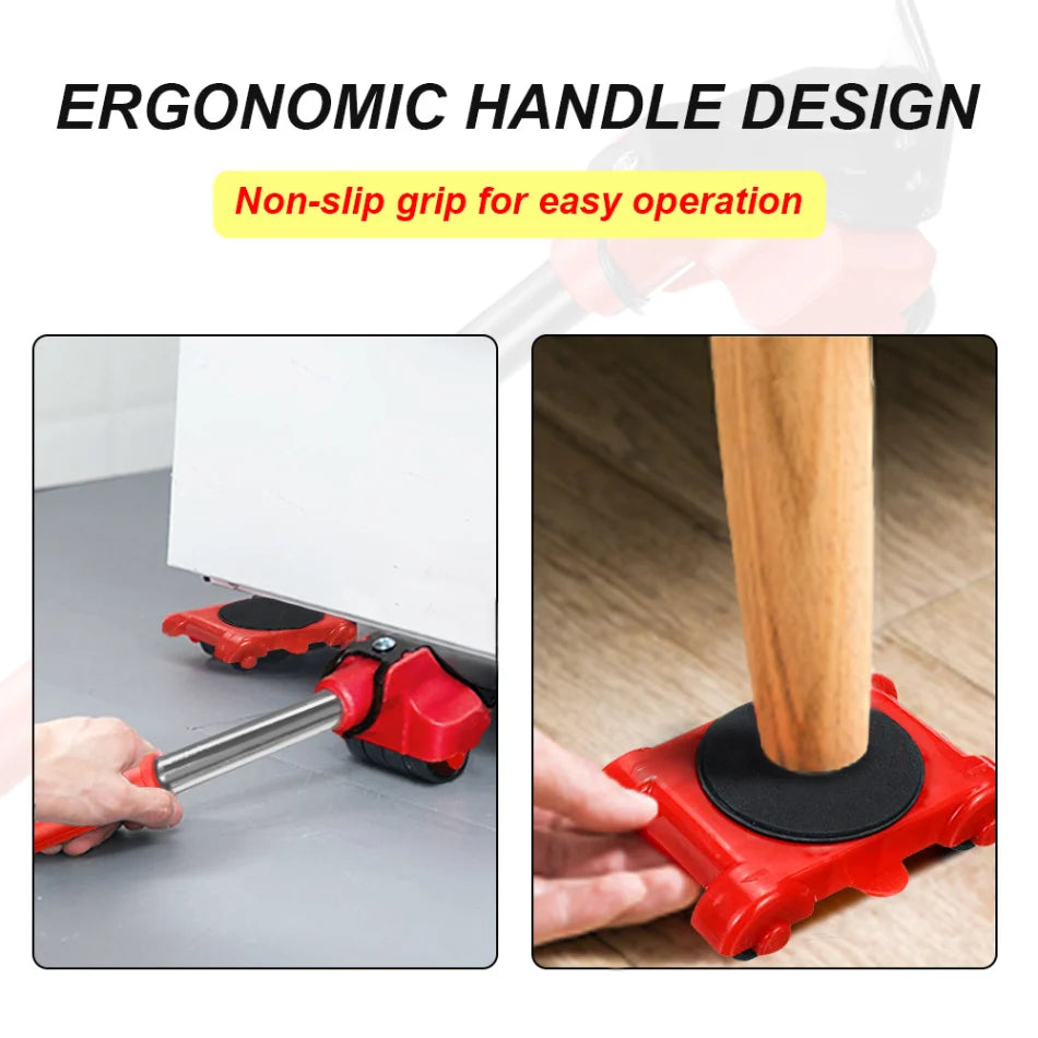 Furniture Lifter Set 360 Degree Rotating Pads Non-Marking