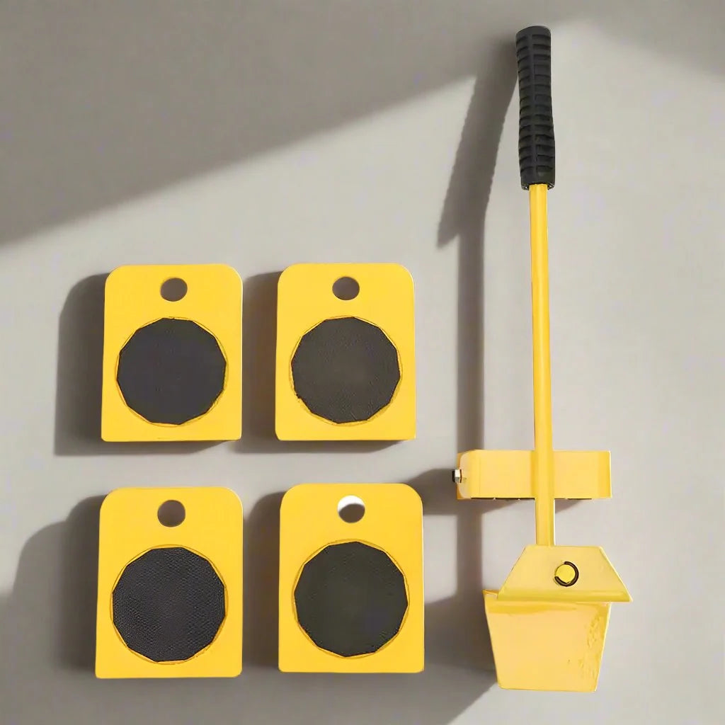 Furniture Lifting Kit Lever Lift & Non-Scratch Pads