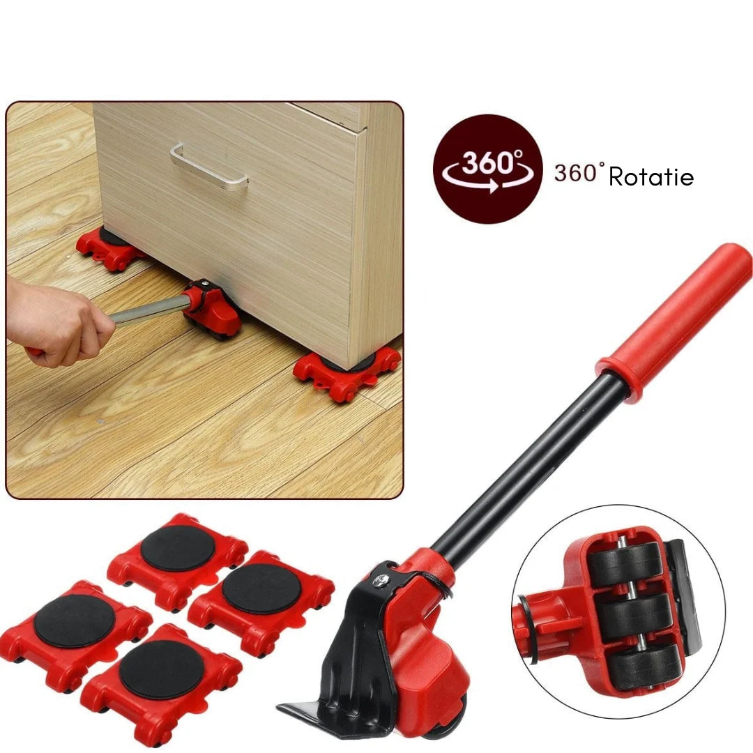 Furniture Mover Set Lifter & 4 Rollers