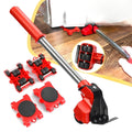 Furniture Roller Set Ergonomic Lifter & 360-Degree Wheels