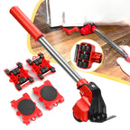 Furniture Roller Set Ergonomic Lifter & 360-Degree Wheels