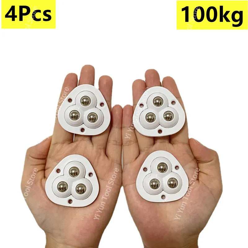Furniture Wheels Self-Adhesive 360-Degree Swivel Set of 4
