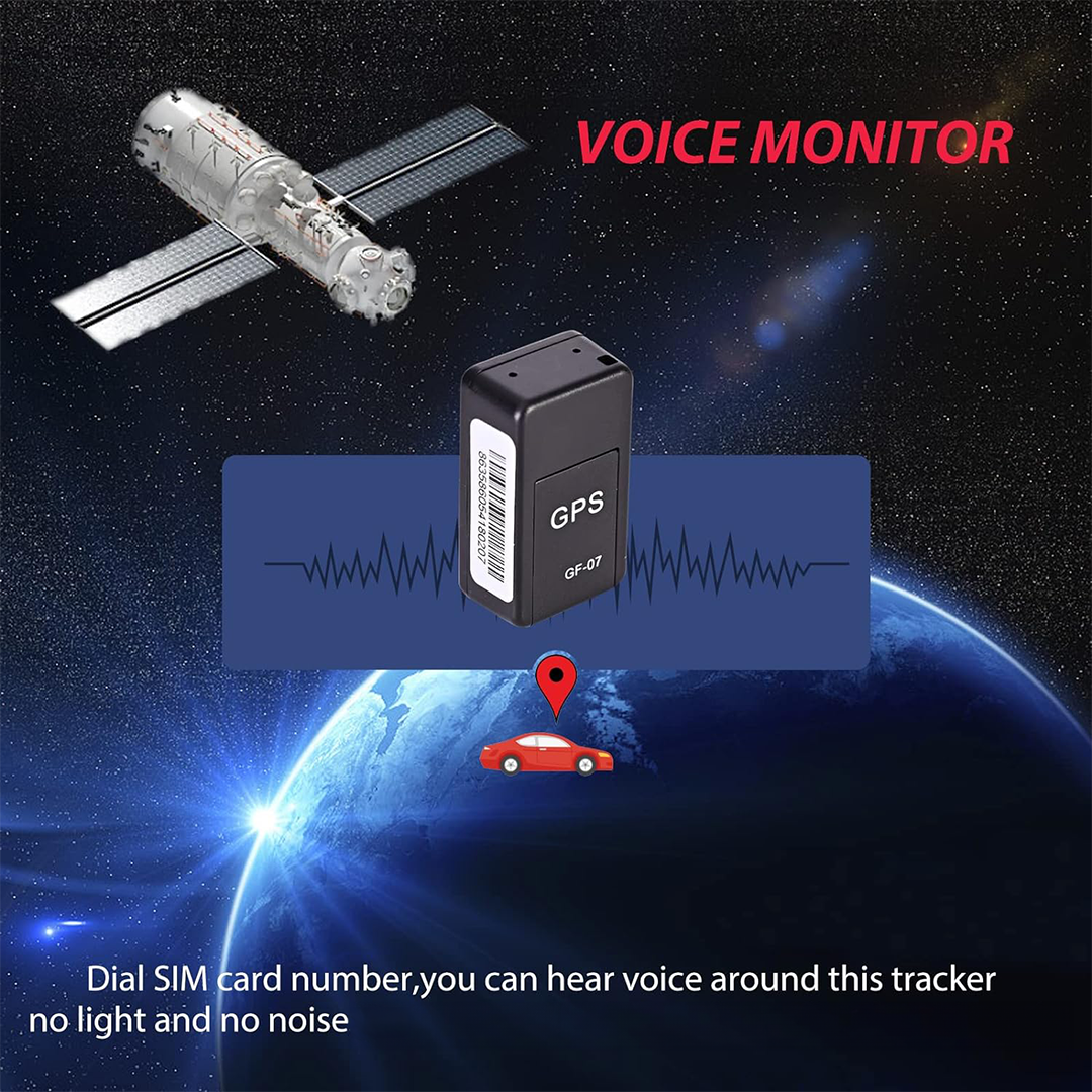 GPS Car Tracker Magnetic Real-Time Audio Monitor