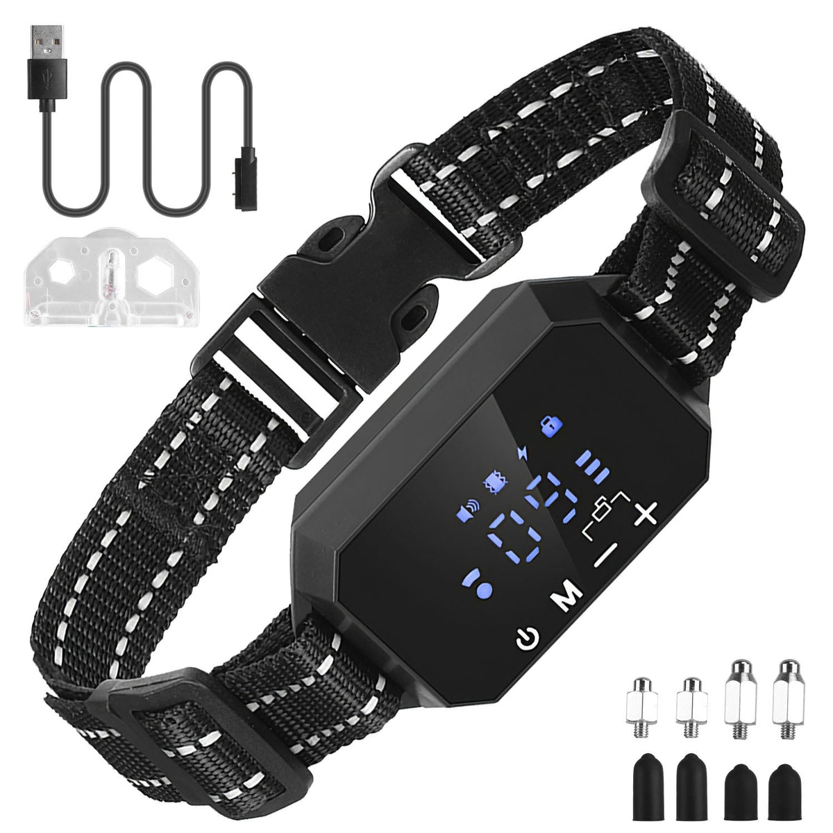 GPS Dog Fence 3,281 Ft Rechargeable Waterproof Collar