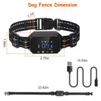 GPS Dog Fence 3,281 Ft Rechargeable Waterproof Collar