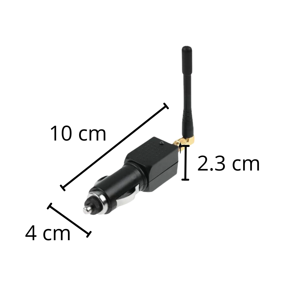GPS Signal Jammer 12V Cigarette Lighter Plug-In Compact & Portable
