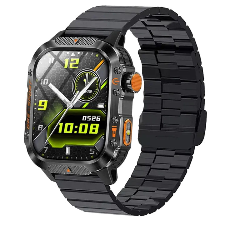 GPS Smartwatch Multi-Satellite Navigation 30-Day Battery & Health Tracking