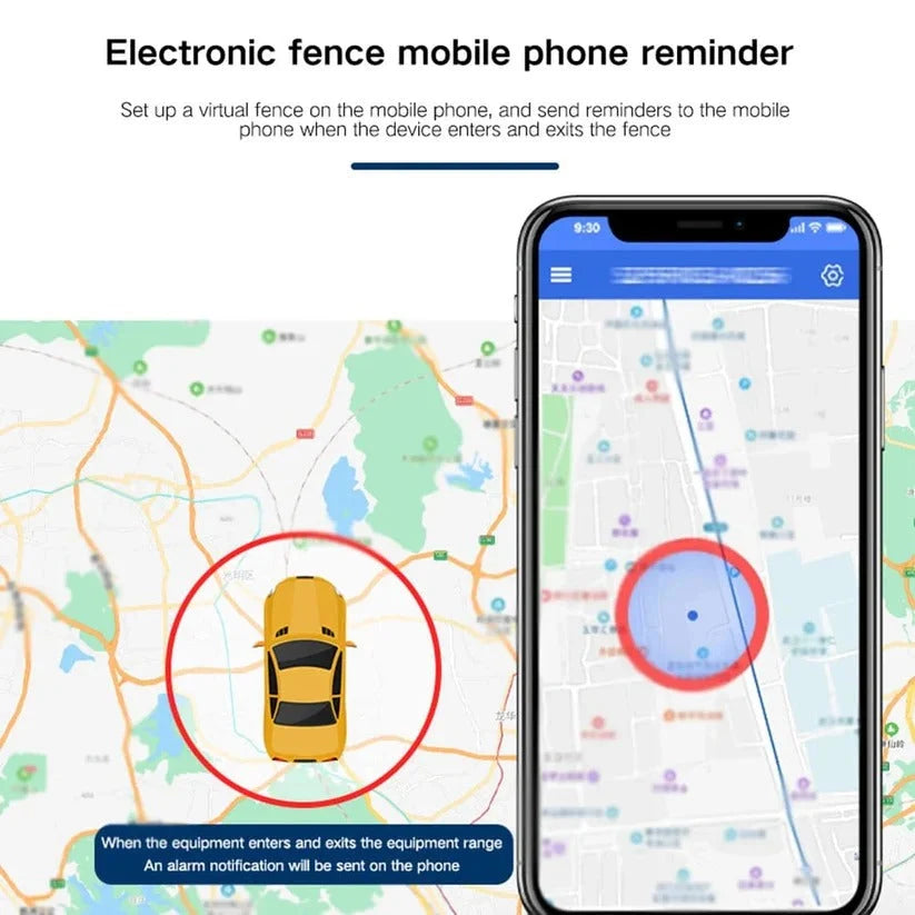 GPS Tracker Magnetic 4G Real-Time 30-Day Battery
