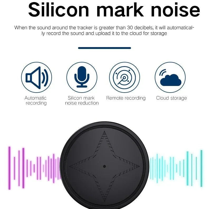 GPS Tracker Magnetic 4G Real-Time 30-Day Battery