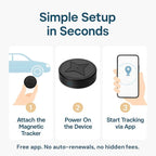 GPS Tracker Magnetic 4G Real-Time 30-Day Battery