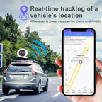 GPS Tracker Real-Time App Magnetic Mount Long Battery Life