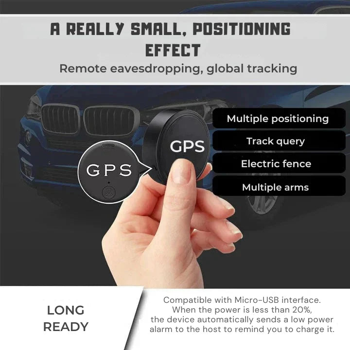 GPS Tracker Real-Time App Magnetic Mount Long Battery Life