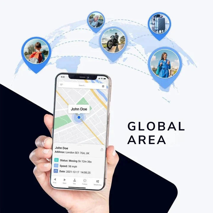 GPS Tracker Real-Time App Magnetic Mount Long Battery Life