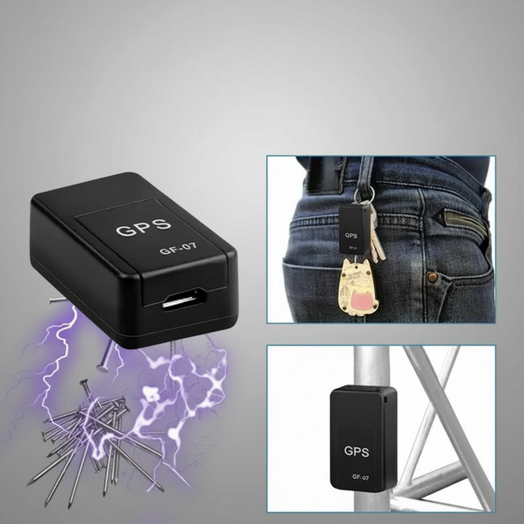 GPS Tracker Real-Time Mobile App & Magnetic Mount