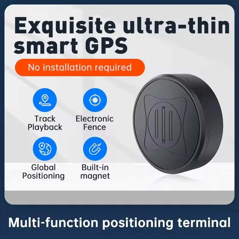 GPS Tracker Real-Time Tracking Compact Magnetic Base