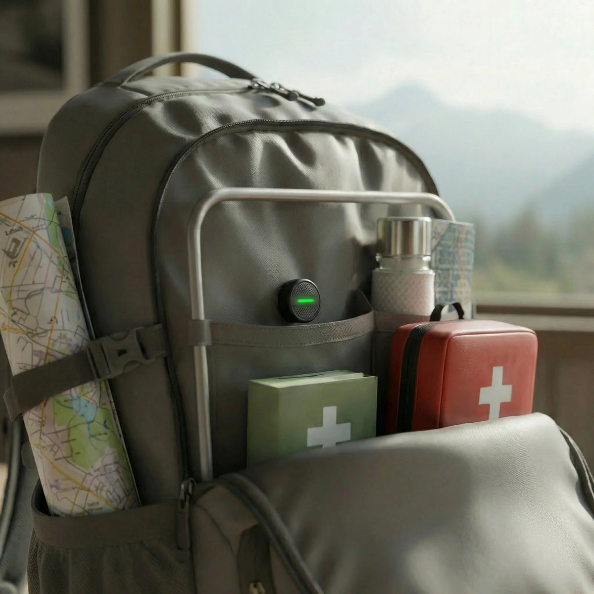 GPS Tracker Real-Time Tracking Compact Magnetic Base