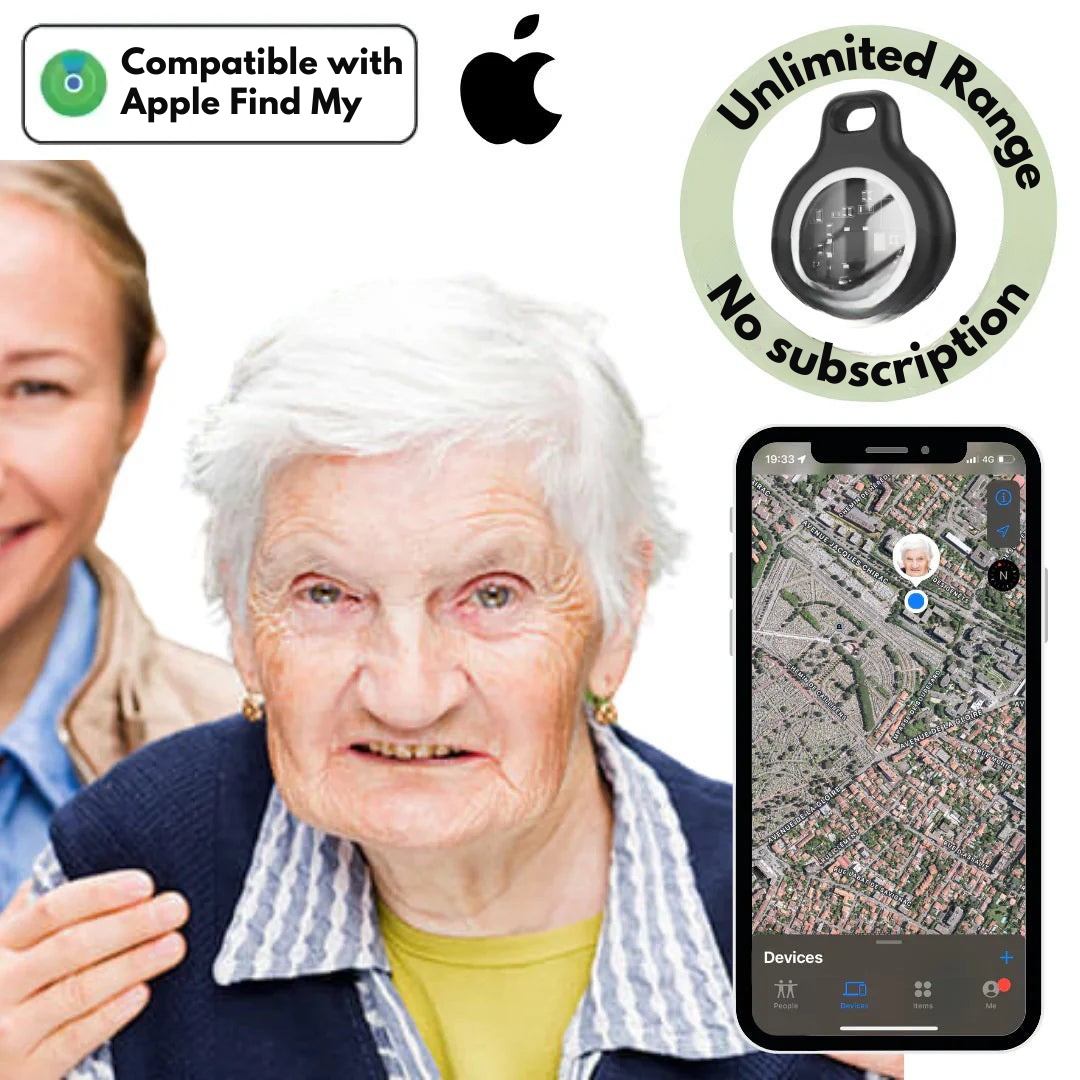 GPS Tracker Real-Time Waterproof 12-Month Battery