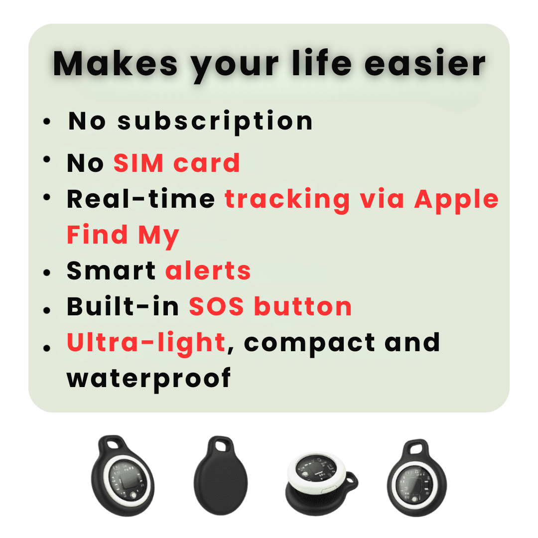 GPS Tracker Real-Time Waterproof 12-Month Battery