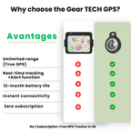 GPS Tracker Real-Time Waterproof 12-Month Battery