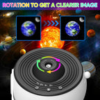 Galaxy Projector 360 Degree Rotating Interchangeable HD Films