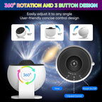 Galaxy Projector 360 Degree Rotating Interchangeable HD Films