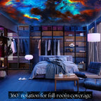 Galaxy Projector 360 Degree Rotating Interchangeable HD Films