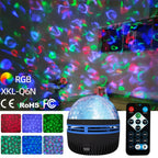Galaxy Projector Aurora & Stars Music-Syncing USB Powered