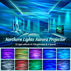 Galaxy Projector Aurora & Stars Music-Syncing USB Powered