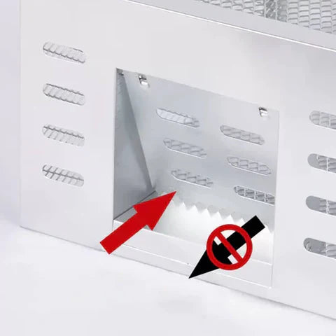 Galvanized Steel Multi-Catch Live Mouse Trap (Child & Pet Safe)